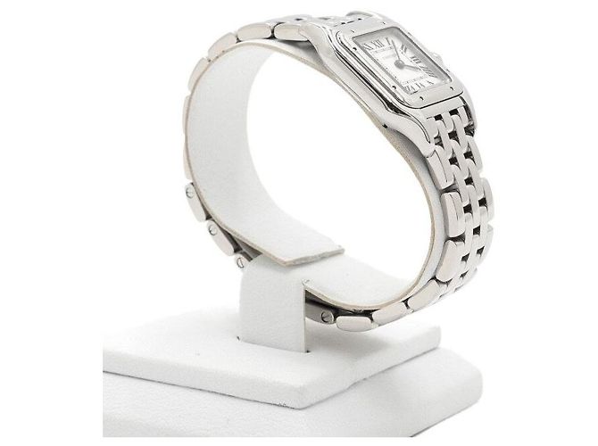 Cartier Pants de Small Quartz Steel Damenuhr Silber - Ansicht 4