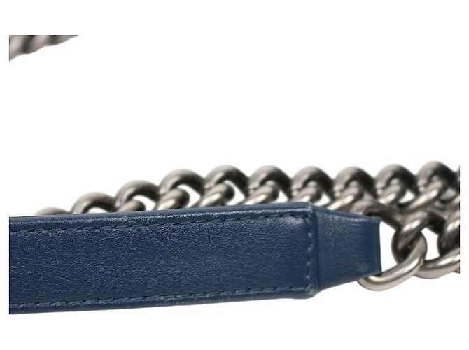 Chanel Medium Boy Bag Denim Blue - view 8