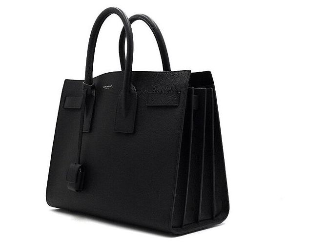 Saint Laurent Small Sac de Jour Tote Bag e Borsa a Tracolla Nera Nero - vista 2