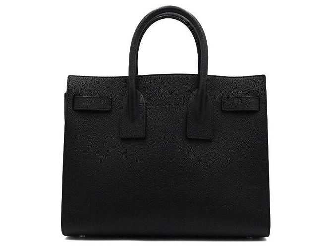 Saint Laurent Small Sac de Jour Tote Bag e Borsa a Tracolla Nera Nero - vista 4