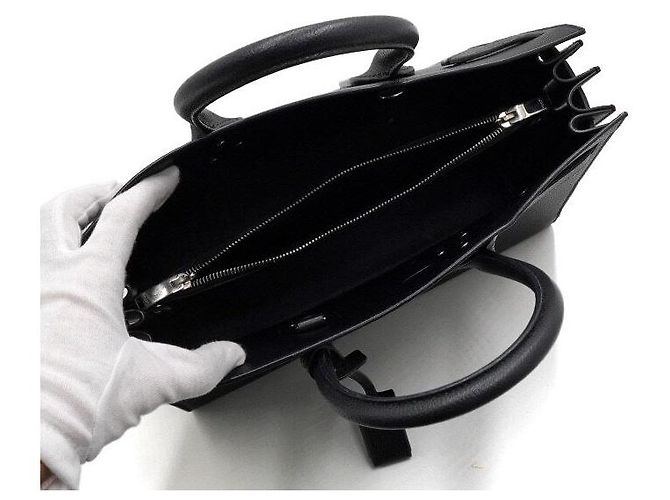 Saint Laurent Small Sac de Jour Tote Bag e Borsa a Tracolla Nera Nero - vista 5