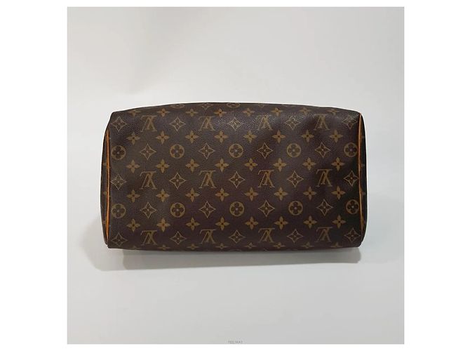Louis Vuitton Borsa Speedy Marrone - vista 6