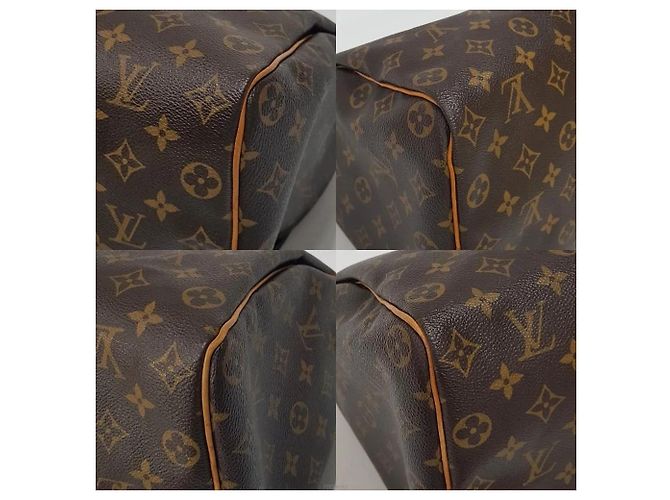 Louis Vuitton Borsa Speedy Marrone - vista 7