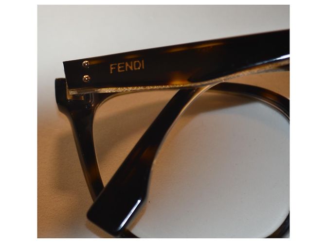 Fendi Korrekturbrille Braun - vista 7