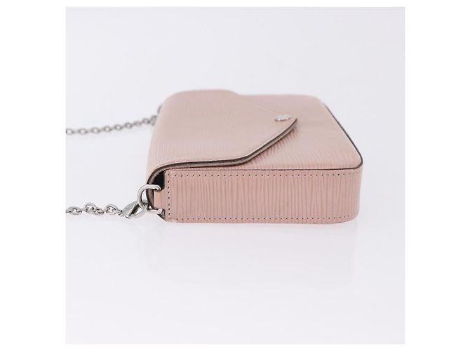 Louis Vuitton Felicie Chain Epi Leather Rosa - vista 4