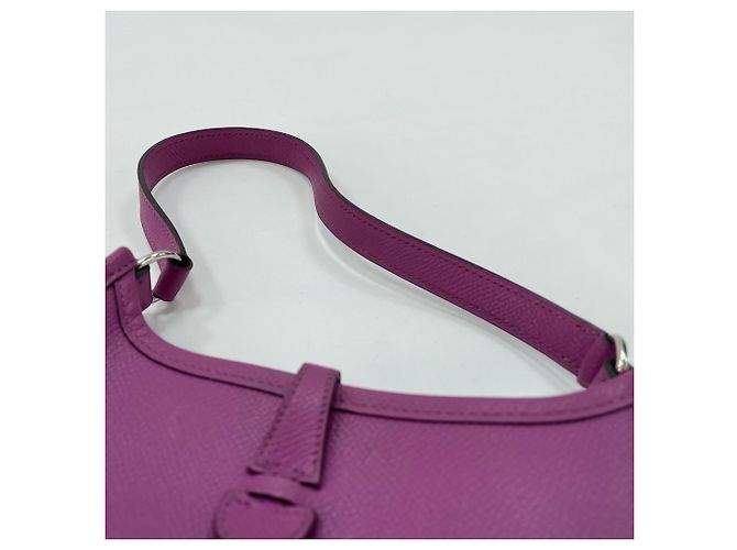 Hermès Borsa a tracolla Hermes Evelyne 1 TPM Porpora - vista 10