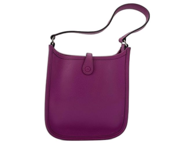 Hermès Borsa a tracolla Hermes Evelyne 1 TPM Porpora - vista 2
