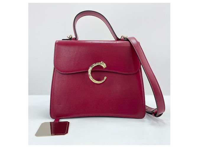 Borsa a mano/Borsa a tracolla Cartier Panthère in rosso - vista 10