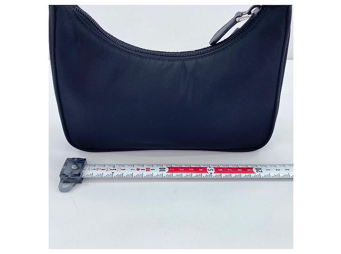Borsa Prada Re-Edition in Nero - vista 4