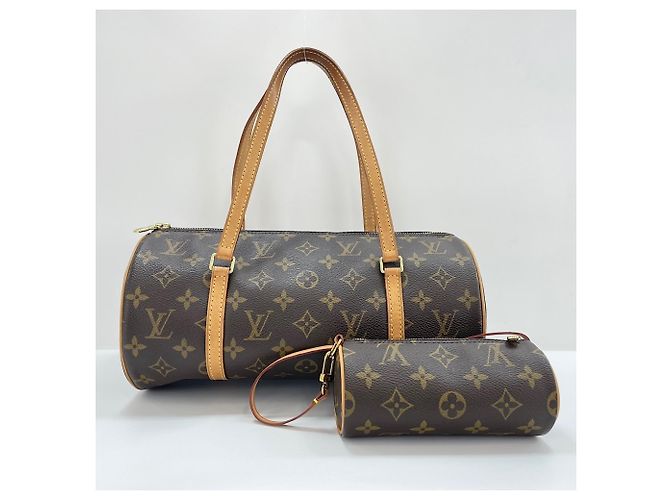 Borsa a mano Louis Vuitton Papillon 30 Marrone - vista 11