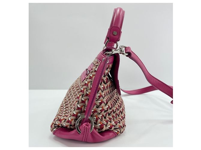 Borsa a tracolla Salvatore Ferragamo Sofia Gancini Rosa - vista 3