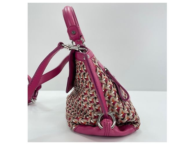 Borsa a tracolla Salvatore Ferragamo Sofia Gancini Rosa - vista 4