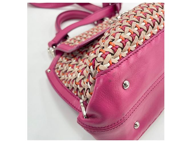 Borsa a tracolla Salvatore Ferragamo Sofia Gancini Rosa - vista 6