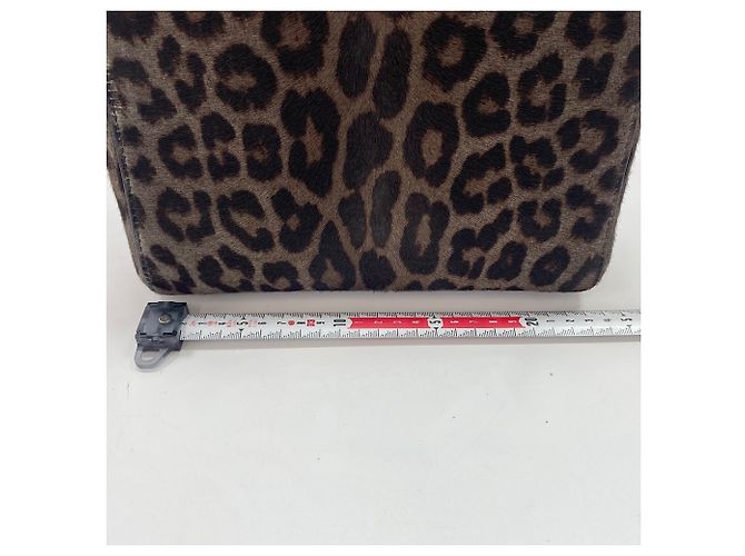 Borsa a tracolla Lady Dior Christian Dior Marrone - vista 4