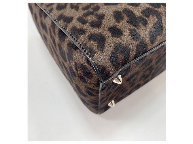 Borsa a tracolla Lady Dior Christian Dior Marrone - vista 8