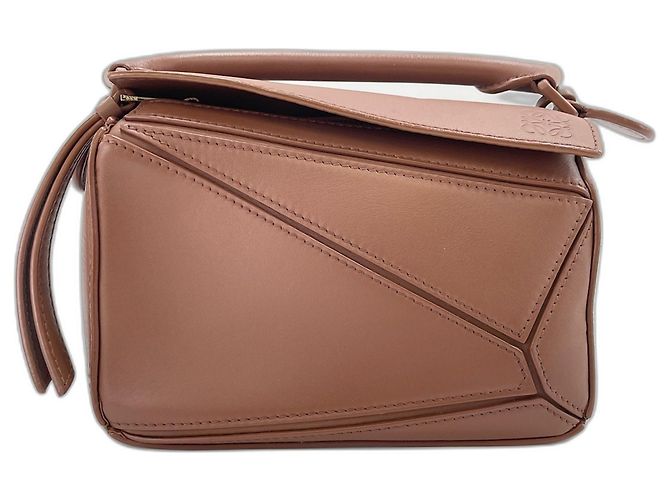 Borsa a tracolla Loewe Puzzle Mini in marrone - vista 2