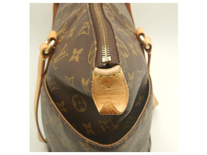 Borsa Tote Louis Vuitton Monogram Totally MM Marrone - vista 10