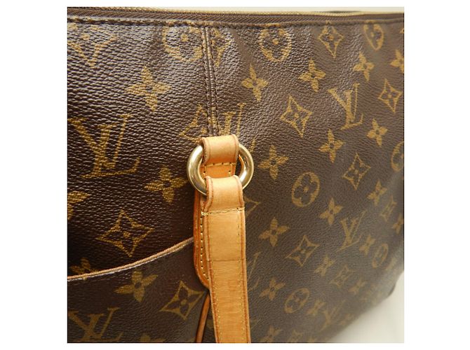Borsa Tote Louis Vuitton Monogram Totally MM Marrone - vista 11