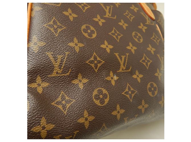Borsa Tote Louis Vuitton Monogram Totally MM Marrone - vista 12