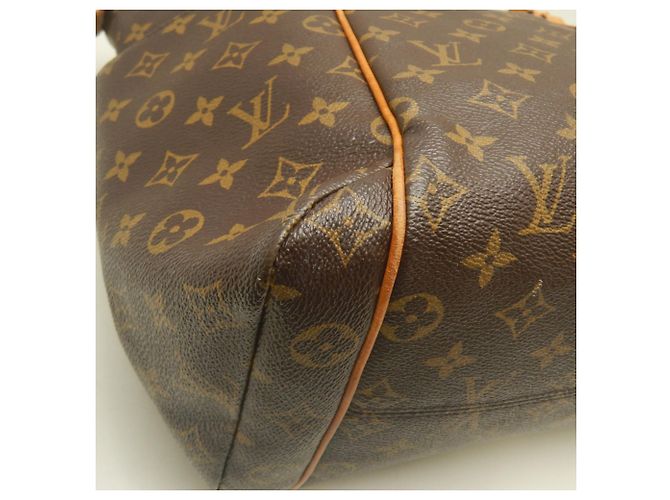 Borsa Tote Louis Vuitton Monogram Totally MM Marrone - vista 13