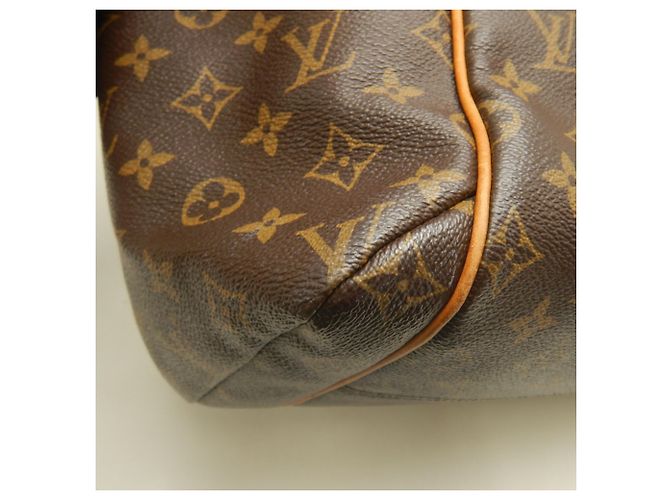 Borsa Tote Louis Vuitton Monogram Totally MM Marrone - vista 15