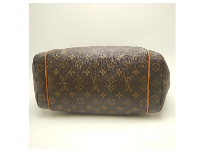 Borsa Tote Louis Vuitton Monogram Totally MM Marrone - vista 6