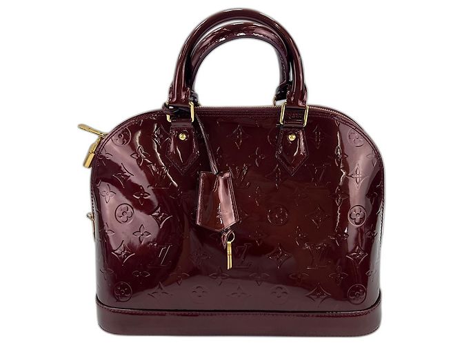 Borsa Louis Vuitton Alma in rosso - vista 3