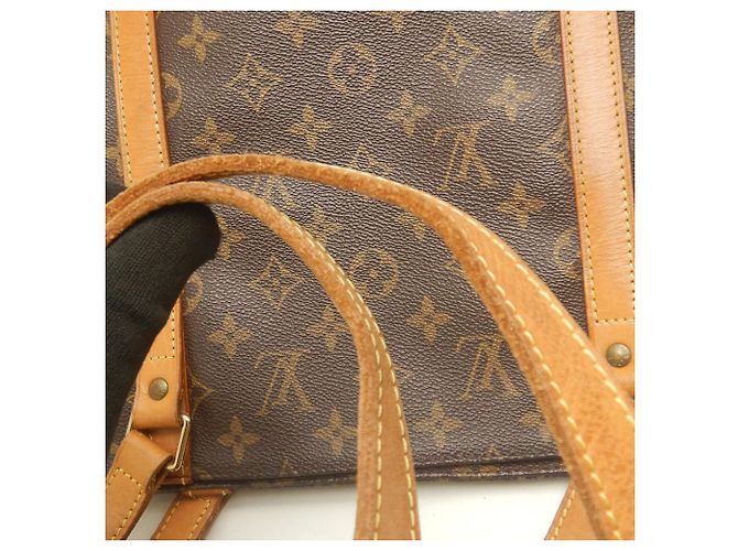Borsa Shopping Tote Louis Vuitton Monogram Marrone - vista 12