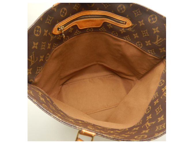 Borsa Shopping Tote Louis Vuitton Monogram Marrone - vista 5
