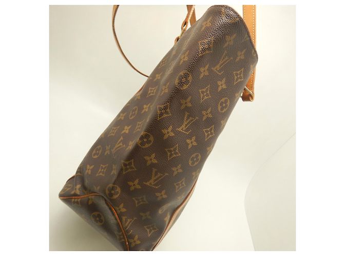 Borsa Shopping Tote Louis Vuitton Monogram Marrone - vista 7