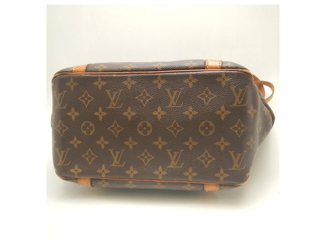 Borsa Shopping Tote Louis Vuitton Monogram Marrone - vista 8