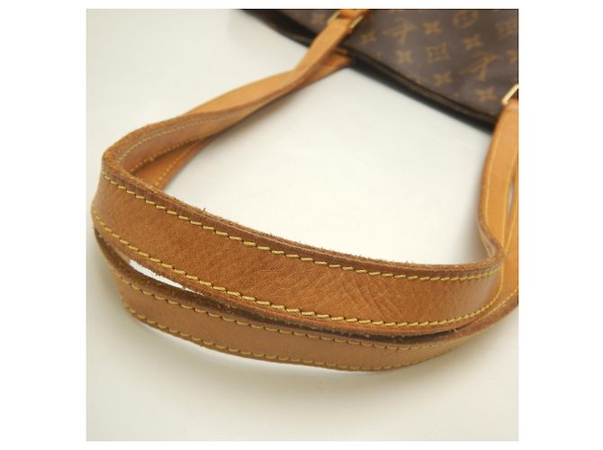 Borsa Shopping Tote Louis Vuitton Monogram Marrone - vista 9