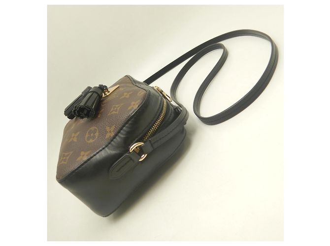 Borsa a tracolla Louis Vuitton Monogram Saint-Onge M43555 Marrone - vista 4