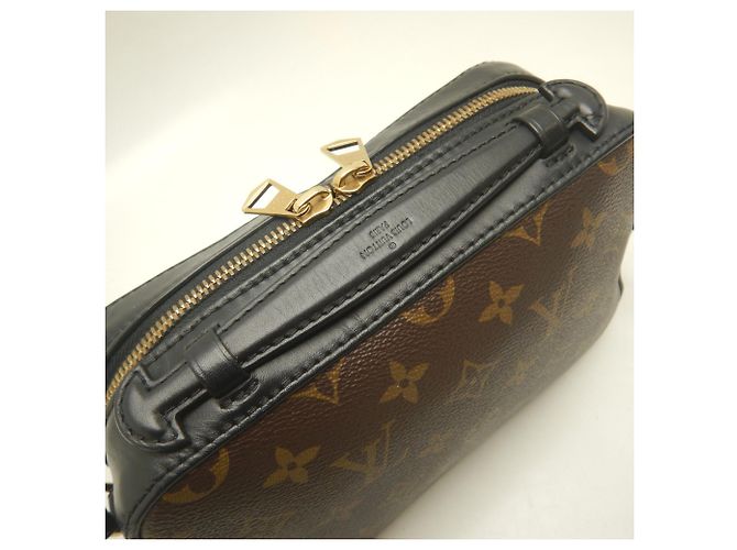 Borsa a tracolla Louis Vuitton Monogram Saint-Onge M43555 Marrone - vista 8