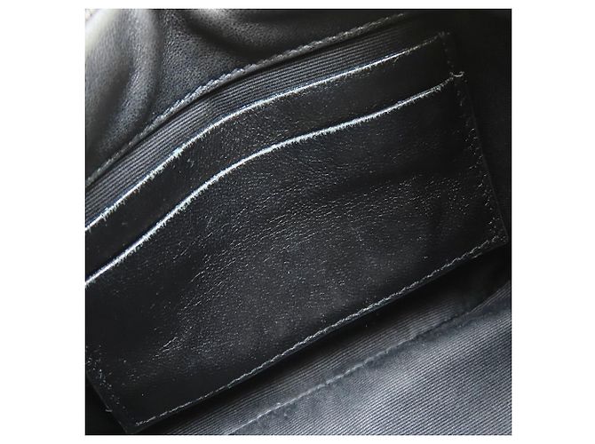 Borsa a tracolla Yves Saint Laurent Lulu Puffer Nero - vista 13