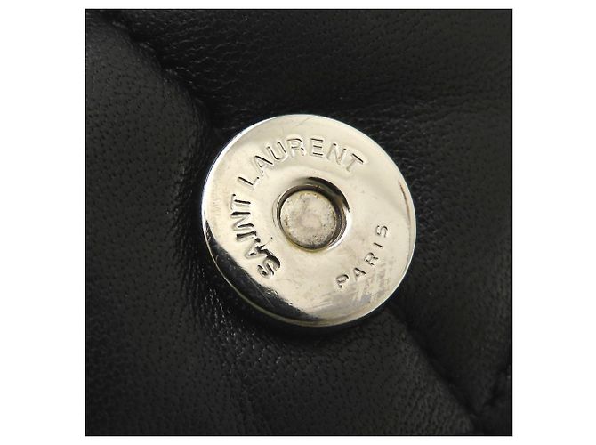 Borsa a tracolla Yves Saint Laurent Lulu Puffer Nero - vista 15