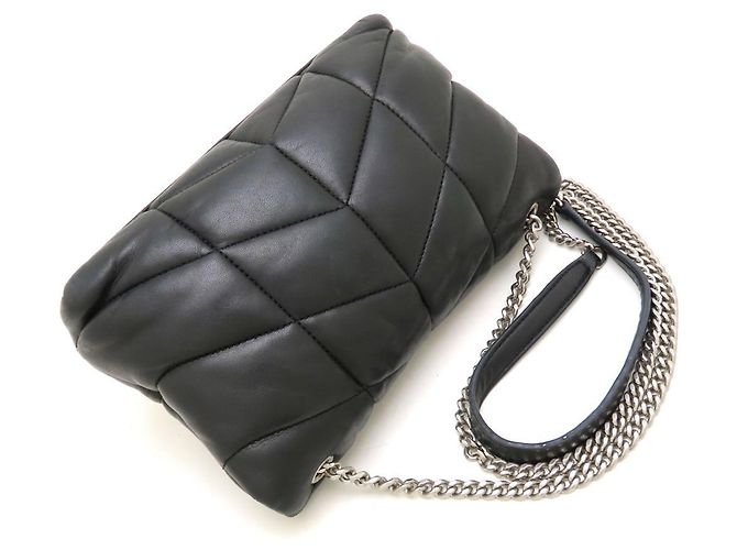 Borsa a tracolla Yves Saint Laurent Lulu Puffer Nero - vista 5