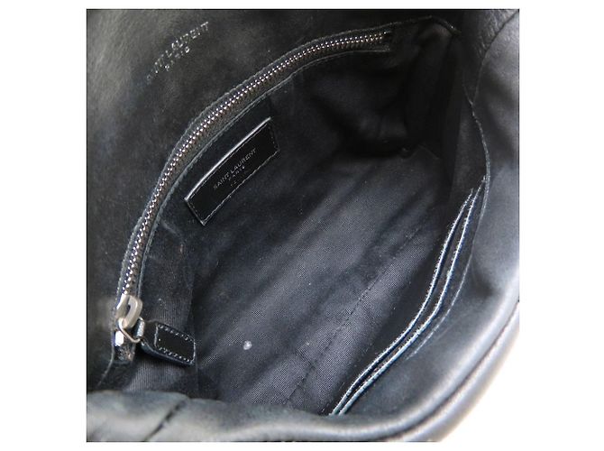 Borsa a tracolla Yves Saint Laurent Lulu Puffer Nero - vista 6