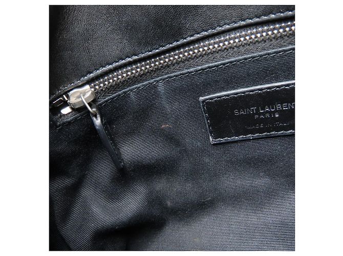 Borsa a tracolla Yves Saint Laurent Lulu Puffer Nero - vista 8