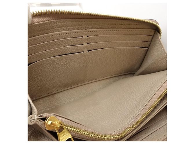 Portafoglio lungo Louis Vuitton Monogram Empreinte Grigio - vista 10