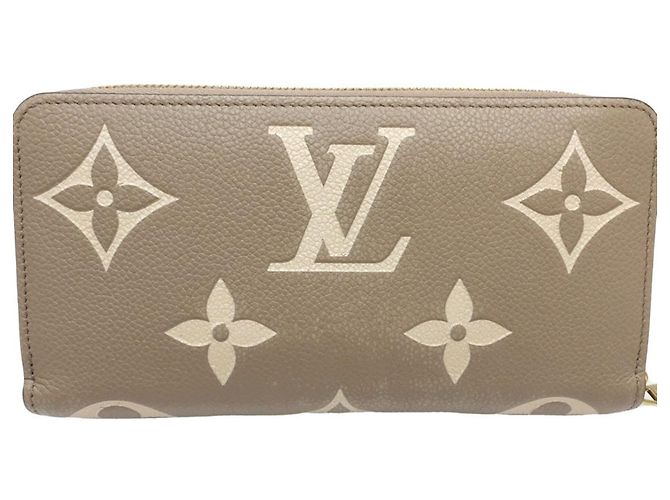 Portafoglio lungo Louis Vuitton Monogram Empreinte Grigio - vista 4