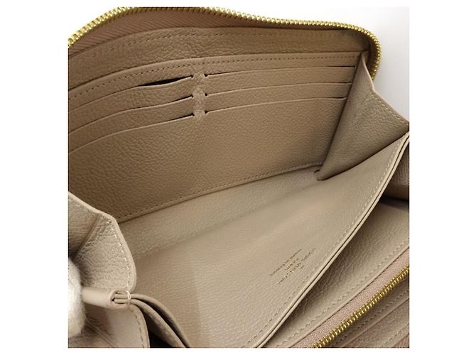 Portafoglio lungo Louis Vuitton Monogram Empreinte Grigio - vista 8