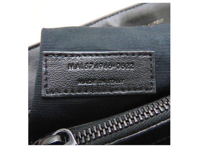 Borsa a tracolla Yves Saint Laurent Lulu Medium Nero - vista 11
