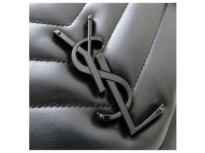 Borsa a tracolla Yves Saint Laurent Lulu Medium Nero - vista 25