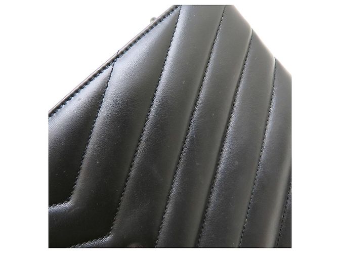 Borsa a tracolla Yves Saint Laurent Lulu Medium Nero - vista 28