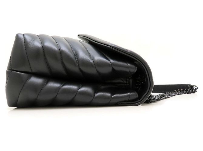 Borsa a tracolla Yves Saint Laurent Lulu Medium Nero - vista 3