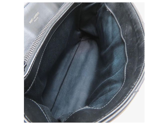 Borsa a tracolla Yves Saint Laurent Lulu Medium Nero - vista 7