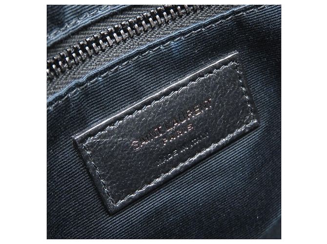 Borsa a tracolla Yves Saint Laurent Lulu Medium Nero - vista 9