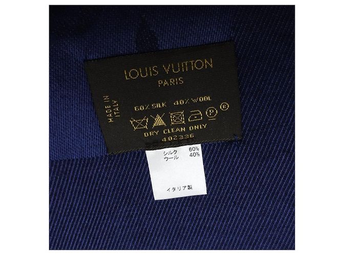 Louis Vuitton Monogram Multicolor Schal aus Seide und Wolle Mehrfarben - Ansicht 10