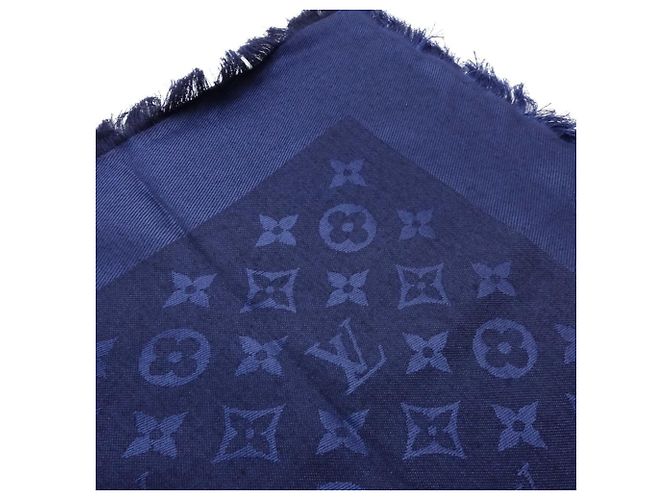 Louis Vuitton Monogram Multicolor Schal aus Seide und Wolle Mehrfarben - Ansicht 9